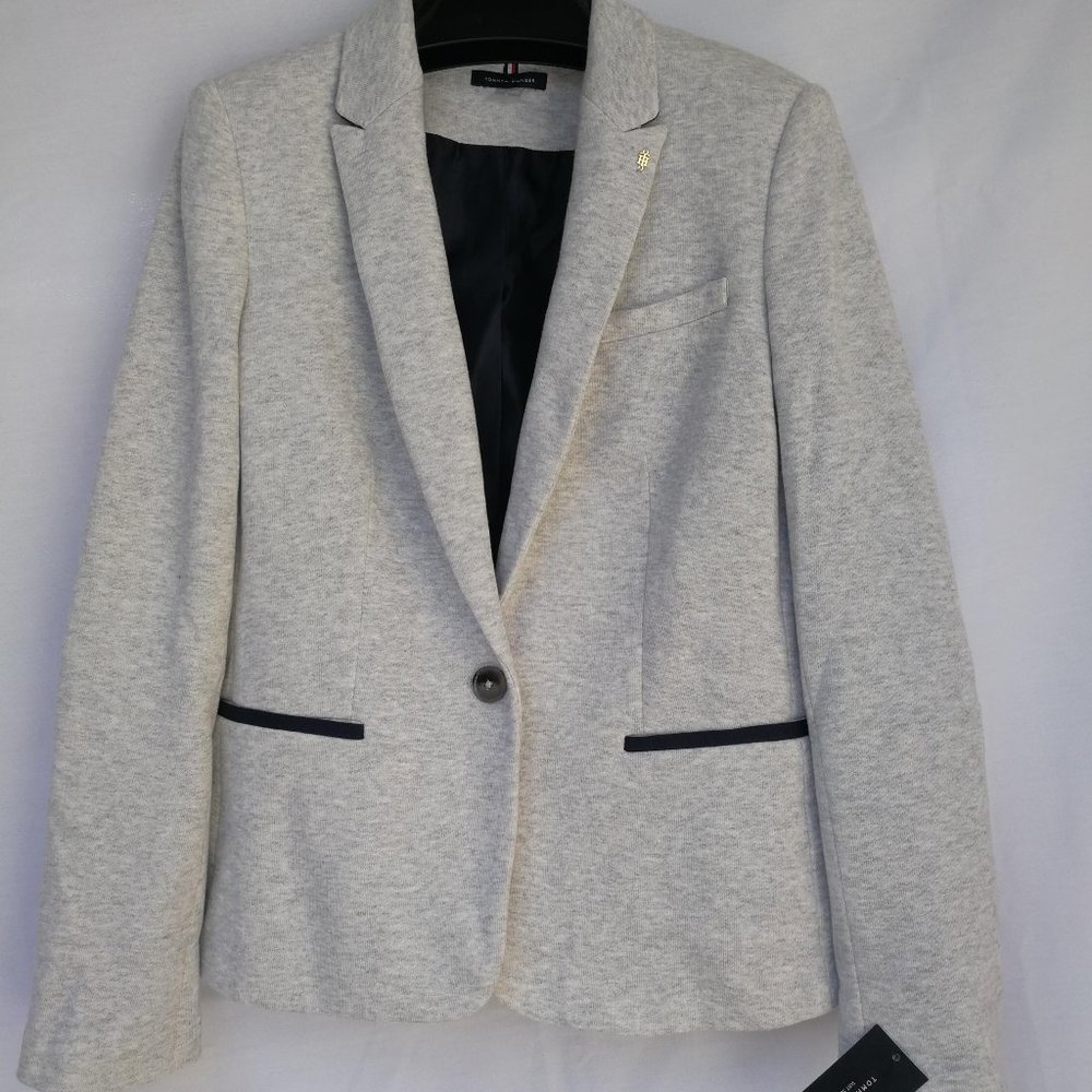 (NWT)TOMMY HILFIGER Jacket &Coat Women Size: 8/Gray
